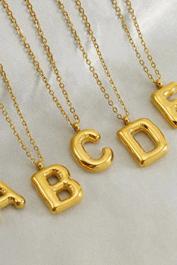 Balloon Initial Necklace