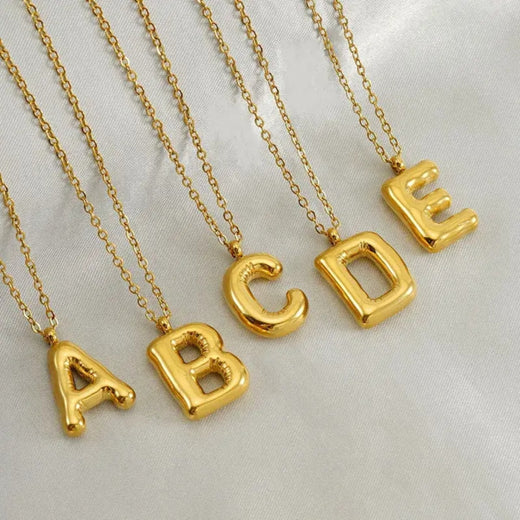 Balloon Initial Necklace