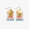 Birdie Abstract Beaded Fringe Earring Almalfi