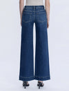 High Rise Wide Trouser Patch Pocket