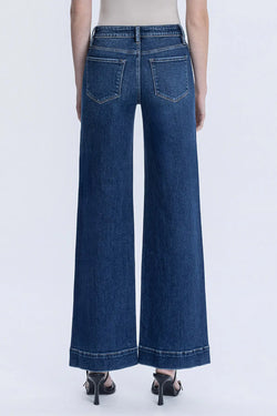 High Rise Wide Trouser Patch Pocket