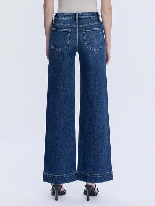 High Rise Wide Trouser Patch Pocket