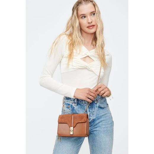 Suede Crossbody Bag