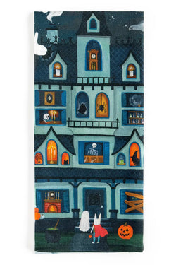 Halloween House Kitchen Towel