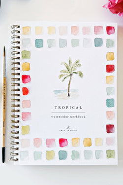 Tropical Watercolor Workbook by Emily Lex