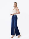 High Rise  Dark Wide Leg JeansI