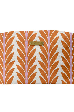 Frond Orange Terry Beach Pouch