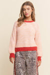 Multi Color Knit Sweater Top