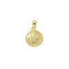 Gold Basketball Charm