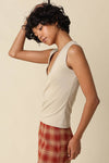 Kenny V-Neck Fitted Tank