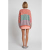 Multi Stripe Open Cardigan