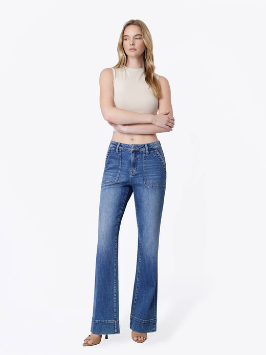 High Rise Vintage Flare Jeans