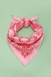 Paisley Silky Feel Bandana Scarf