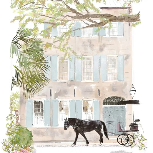 Charleston Horse Art Print