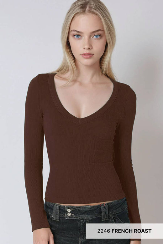 Nikibiki Deep V Neck  Top