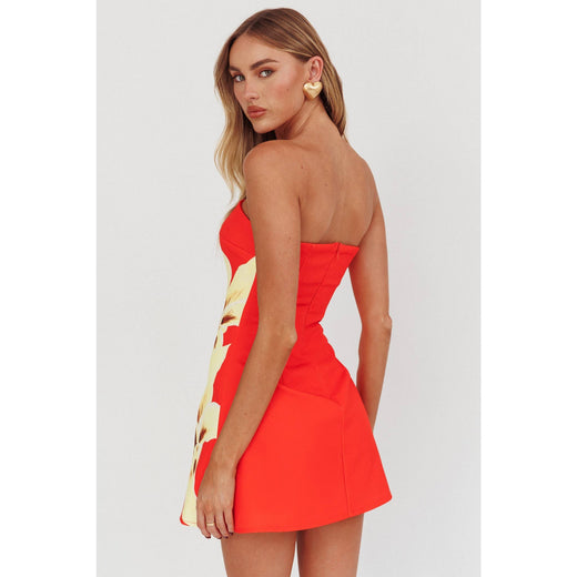 VIBRANT FLORAL MINI DRESS
