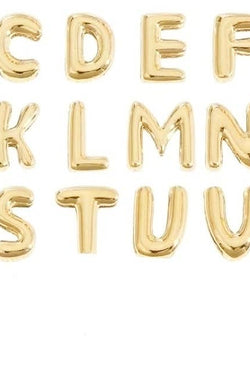 Emory Gold Slider Initials