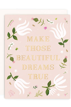 Beautiful Dreams - Gold Foil