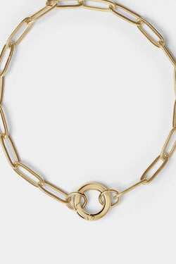 Bracelet - 6.5" Paperclip with Charm Keeper