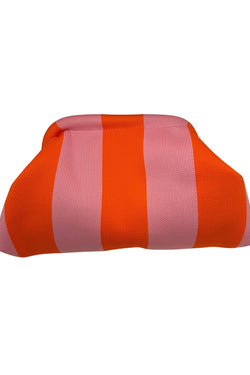 Relaxed Summer Stripe Clutch 