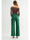 Patch Pocket Wide Leg Jean