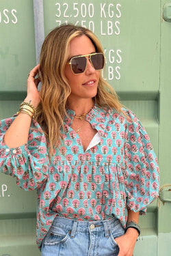 Classic Floral Blouse