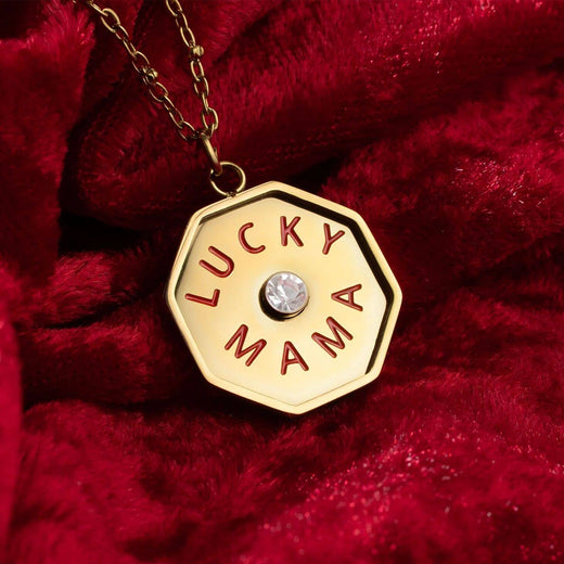Lucky Mama Charm, 18K Gold PVD Stainless Steel