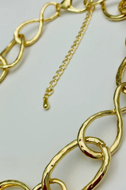 Hammered Link Chain