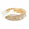 Crystal Rhinestone Stretch Bracelet Set
