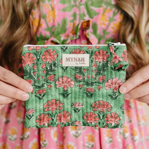 Mynah Quilted Coin/Accessory Pouch