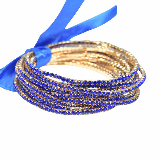 Crystal Rhinestone Stretch Bracelet Set