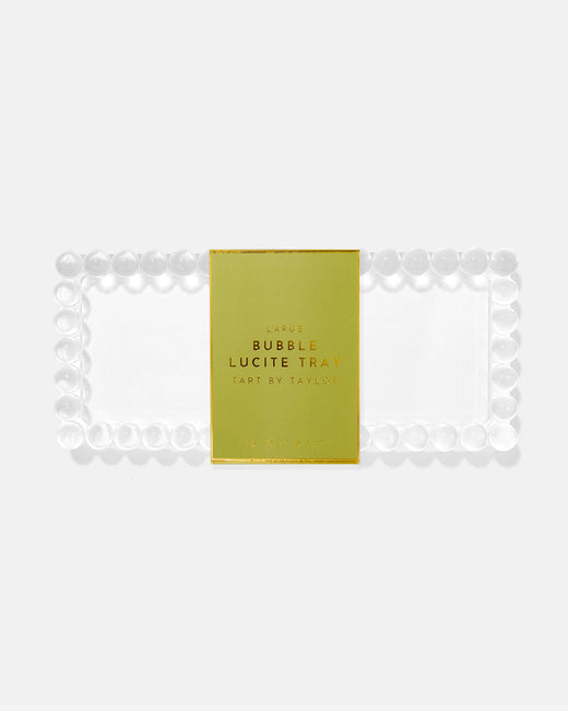 Tart by Taylor Large Bubble Lucite Tray