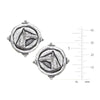 Silver Horse Intaglio Pierced Earrings