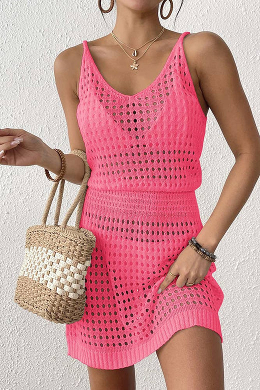 Knit Waist Beach Cover Up