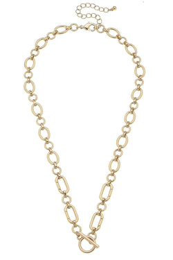 Sasha Toggle Front Charm Necklace Base - 19"