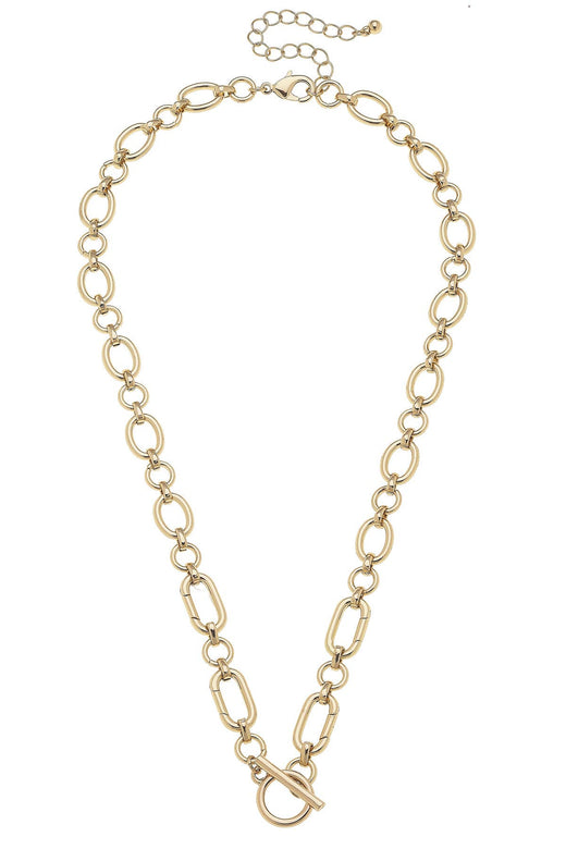 Sasha Toggle Front Charm Necklace Base - 19"
