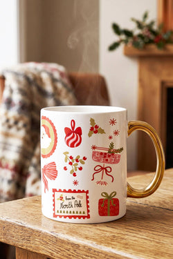 Cozy Ceramic Mug Mistletoe Magic
