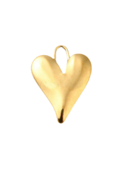 * Gold Statement Heart Charm