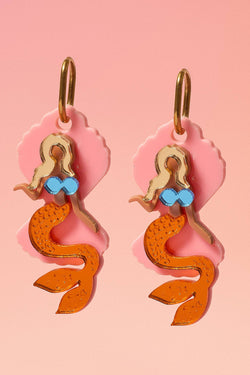 Mermaid Acrylic Earrings