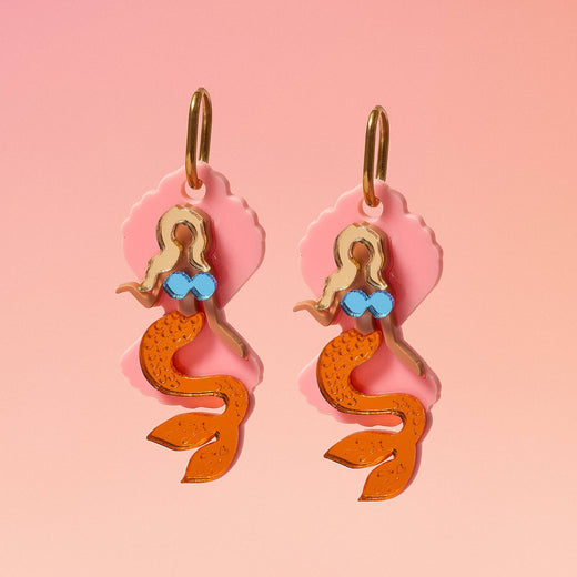 Mermaid Acrylic Earrings