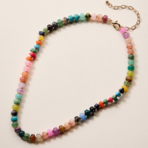 Colorful Resin Beaded Necklace