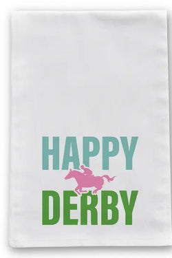 Happy Derby Tea Towel