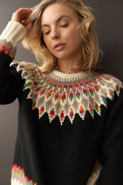 Fair Isle Knit Sweater