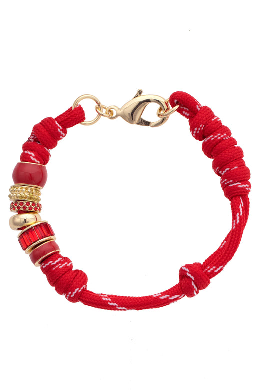 Lottie Multi Bead Paracord Bracelet