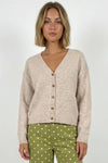 Button up V neck cardigan