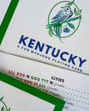 Kentucky: A Fun Mahjong Playing Card (Set of 4)
