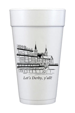 Derby Themed Styrofoam Cups