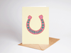 Good Luck Horseshoe  Greeting Card