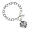 Silver Intaglio Horse Bracelet