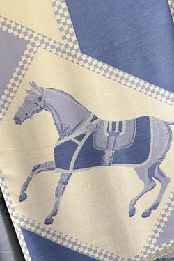 Equestrian Saddle Blanket Horse Scarf